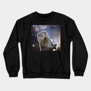 Otter Galaxy Crewneck Sweatshirt